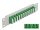 Delock 10  üvegszálas patch panel 12 portos LC Quad zöld 1U szürke