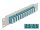 Delock 10  üvegszálas patch panel 12 portos LC Quad vízkék 1U szürke