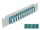 Delock 10  üvegszálas patch panel 12 portos LC Quad vízkék 1U szürke (DL-66799)