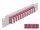 Delock 10  üvegszálas patch panel 12 portos LC Quad ibolya 1U szürke