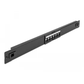   Delock 19  Keystone Patch Panel 6 portos eszközmentes (DL-66820)