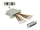 Delock D-Sub HD 44 tűs krimp anya - 2 x RJ45 anya eszközkészlettel bézs színben (DL-66836)