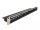 Delock 19  Keystone patchpanel terhelésmentesítővel, 24 portos, fekete