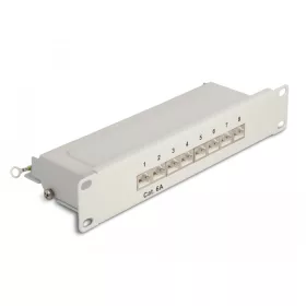   Delock 10  patch panel 8 porttal Cat.6A 1U szürke (DL-66873)