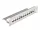 Delock 10  Keystone patch panel 12 porttal és tehermentesítővel 1U szürke (DL-66875)