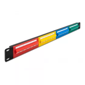   Delock 19  patch panel 24 porttal Cat.5e 1U színes (DL-66880)