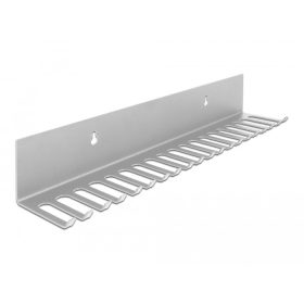   Delock Falra rögzíthető, 318 x 65 mm kábelrendező, szürke (DL-66888)
