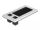 Delock Kábel bemenet kefével és 2 db. RJ45 Keystone modul Cat.6 alumínium