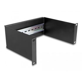 Delock 10  DIN sin panel 2U fekete (DL-66898)