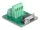 Delock D-Sub 9 tűs anya - Terminal Block DIN sínhez (DL-66908)
