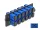 Delock Üvegszálas Adapter Panel SC Simplex UPC 12 Port kék (DL-66925)