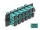 Delock Üvegszálas Adapter Panel SC Simplex OM4 12 Port vízkék (DL-66928)