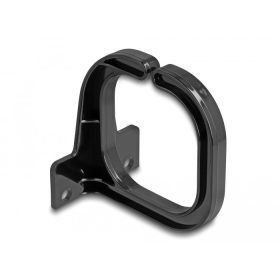   Delock Kábel kapocs 83 x 60 mm beszerelési lappal fekete színben (DL-66979)