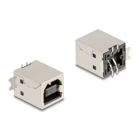   Delock M12 X-kódolt adapter 8 tűs apa - RJ45 anya Cat.5e beszerelő mélyedéssel egyenes, zöld színű (DL-67038)