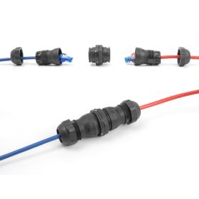   Delock Kábel csatlakoztató RJ45 anya - RJ45 anya Cat.6A IP68 por és vízhatlan (DL-67044)