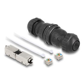   Delock Kábel csatlakoztató LSA - LSA Cat.6A IP68 por és vízhatlan fekete (DL-67045)