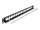 Delock 19  D-típusú patch panel húzásmentesítéssel, 16 porttal 1U fekete (DL-67058)