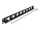 Delock 19  D-típusú patch panel húzásmentesítéssel, 8 porttal 1U fekete (DL-67059)