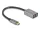 Delock Külső USB Type-C  csatlakozójú hangkártya 2 x 3,5 mm sztereo jack Plug & Play audio adapterrel (DL-67071)