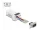 Delock D-Sub 9-tűs dugó   RJ12 anya összekötő adapter fehér (DL-67073)