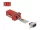 Delock D-Sub 9-tűs dugó   RJ12 anya összekötő adapter piros (DL-67074)