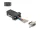 Delock D-Sub 9-tűs anya   RJ12 anya összekötő adapter fekete (DL-67077)