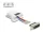 Delock D-Sub 15-tűs dugó   RJ12 anya összekötő adapter fehér (DL-67083)