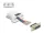 Delock D-Sub 15-tűs anya   RJ12 anya összekötő adapter fehér (DL-67088)