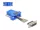 Delock D-Sub 15-tűs anya   RJ12 anya összekötő adapter kék (DL-67090)