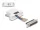Delock D-Sub 25-tűs anya   RJ12 anya összekötő adapter fehér (DL-67098)