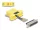 Delock D-Sub 25-tűs anya   RJ12 anya összekötő adapter sárga (DL-67101)