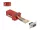 Delock D-Sub 9-tűs anya   RJ45 anya összekötő adapter piros (DL-67106)