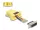 Delock D-Sub 15-tűs dugó   RJ45 anya összekötő adapter sárga (DL-67110)