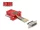 Delock D-Sub 15-tűs anya   RJ45 anya összekötő adapter piros (DL-67112)