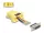Delock D-Sub 15-tűs anya   RJ45 anya összekötő adapter sárga (DL-67113)