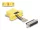 Delock D-Sub 25-tűs dugó   RJ45 anya összekötő adapter sárga (DL-67116)