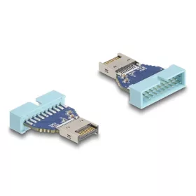   Delock USB 10 Gbps átalakító, tűfejes csatlakozó   USB E-típusú belső A kulcs csatlakozó (DL-67130)