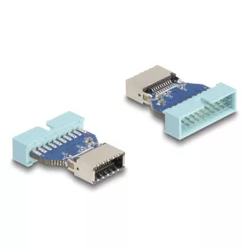   Delock USB 5 Gbps átalakító, tűfejes csatlakozó   USB E-típusú belső A kulcs anya (DL-67131)