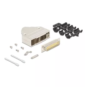 Delock D-Sub 25 tűs apa fém házzal (DL-67134)