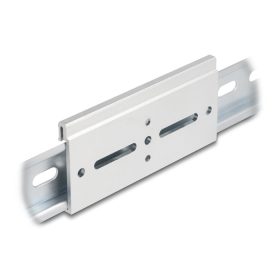   Delock Alumínium beépítő csipesz DIN sínhez 100,0 x 47,8 mm ezüst színű (DL-67148)