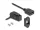 Delock Mini DisplayPort panel tartó anya - DisplayPort anya 45 -ban hajlított 30 cm kábellel 8K 30 Hz fekete (DL-67155)