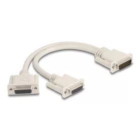   Delock Y osztott kábeles adapter D-Sub HD 26 tűs apa - 2 x D-Sub HD 26 tűs anya csavarokkal 30 cm (DL-67171)