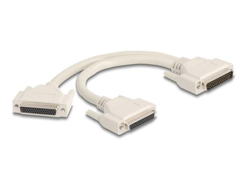 Delock Y osztott kábeles adapter D-Sub HD 44 tűs apa - 2 x D-Sub HD 44 tűs anya csavarokkal 30 cm