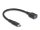 Delock USB 10 Gbps Adapter USB Type-C  apa   A-típusú anya 19 cm 60 W QC 3.0 fekete
