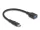Delock USB 10 Gbps Adapter USB Type-C  apa   A-típusú anya 19 cm 60 W QC 3.0 fekete (DL-67179)