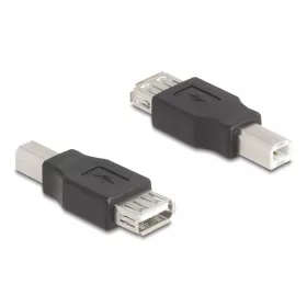   Delock USB 2.0 adapter B-típusú USB apa   A-típusú USB anya (DL-67199)