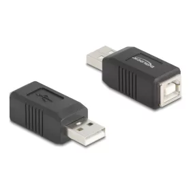   Delock USB 2.0 adapter A-típusú USB apa   B-típusú USB anya (DL-67202)