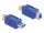 Delock USB 5 Gbps adapter A-típusú USB apa   B-típusú USB apa (elforgatott elrendezés) (DL-67213)