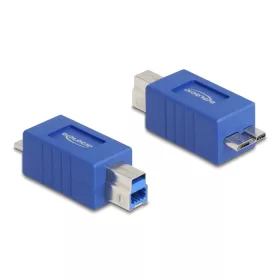   Delock USB 5 Gbps adapter B-típusú USB apa   USB Micro-B apa (elforgatott elrendezés) (DL-67215)