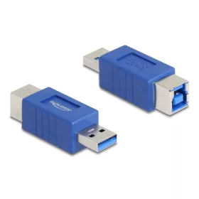   Delock USB 5 Gbps adapter A-típusú USB apa   B-típusú USB anya (elforgatott elrendezés) (DL-67217)